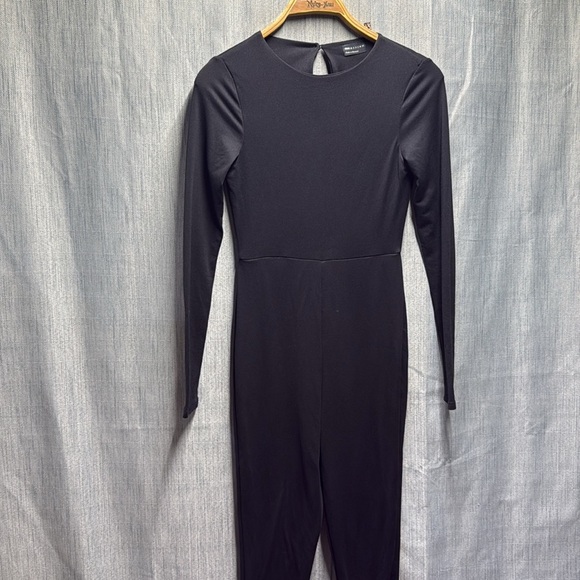 ASOS Black Long Sleeve Jumpsuit size 4 - Picture 2 of 8
